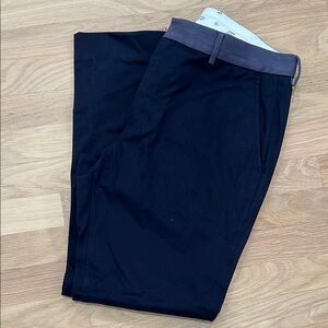 Opening Ceremony Black Chinos with Brown Accents
